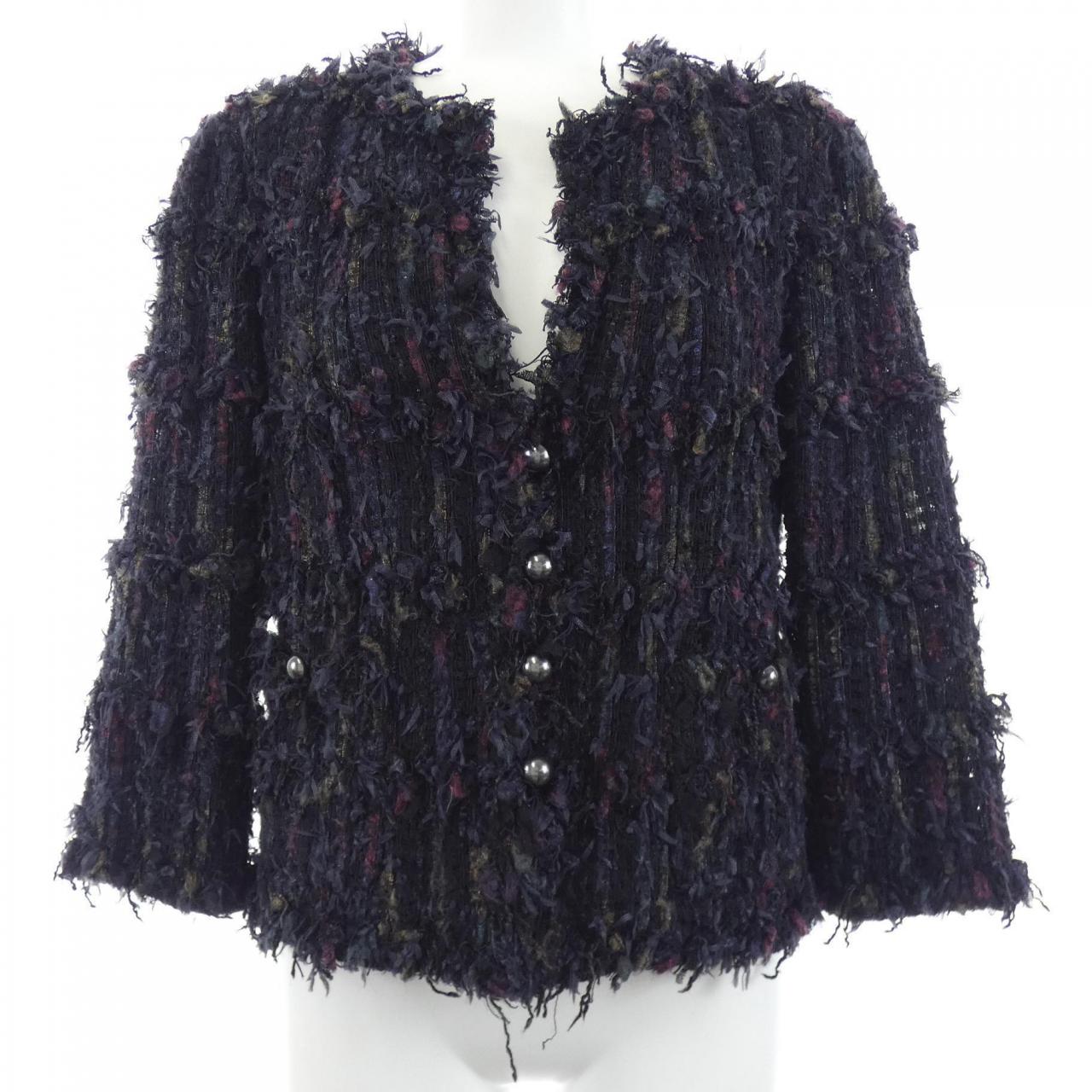 【ヴィンテージ】シャネル CHANEL P27891V17672 06C ノーカラージャケット