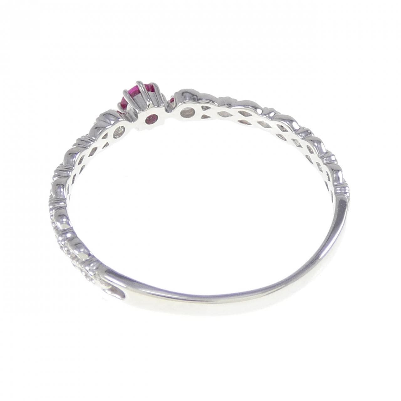PT900 ルビー リング 0.15CT