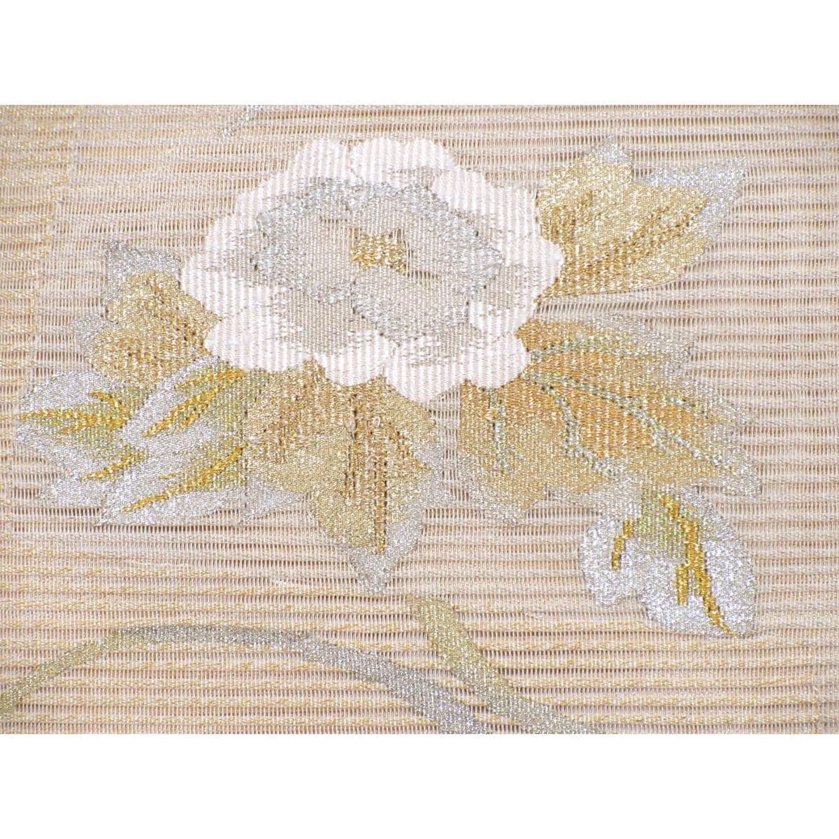 夏袋帯　絽綴織