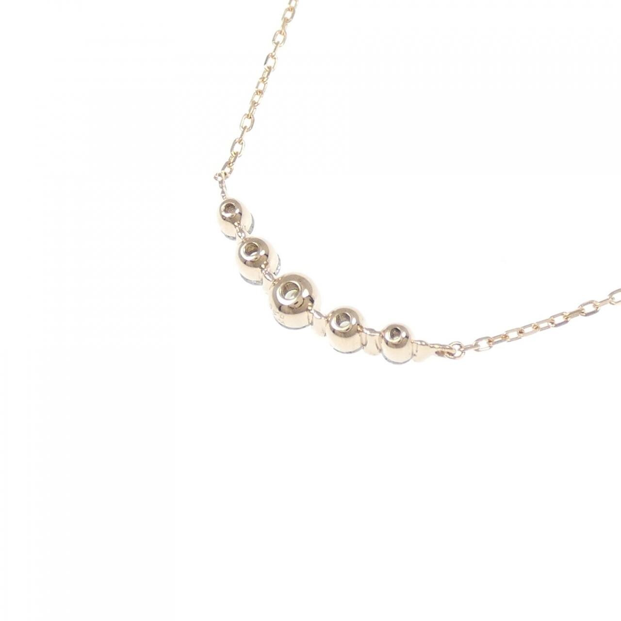 K18PG ダイヤモンド ネックレス 0.30CT