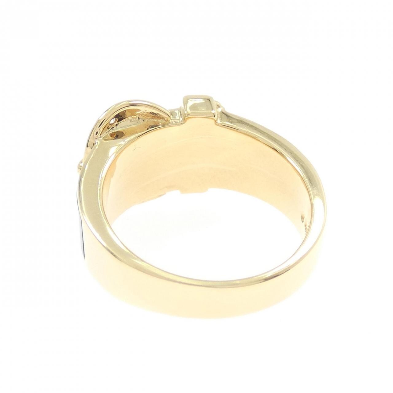 K18YG オニキス リング