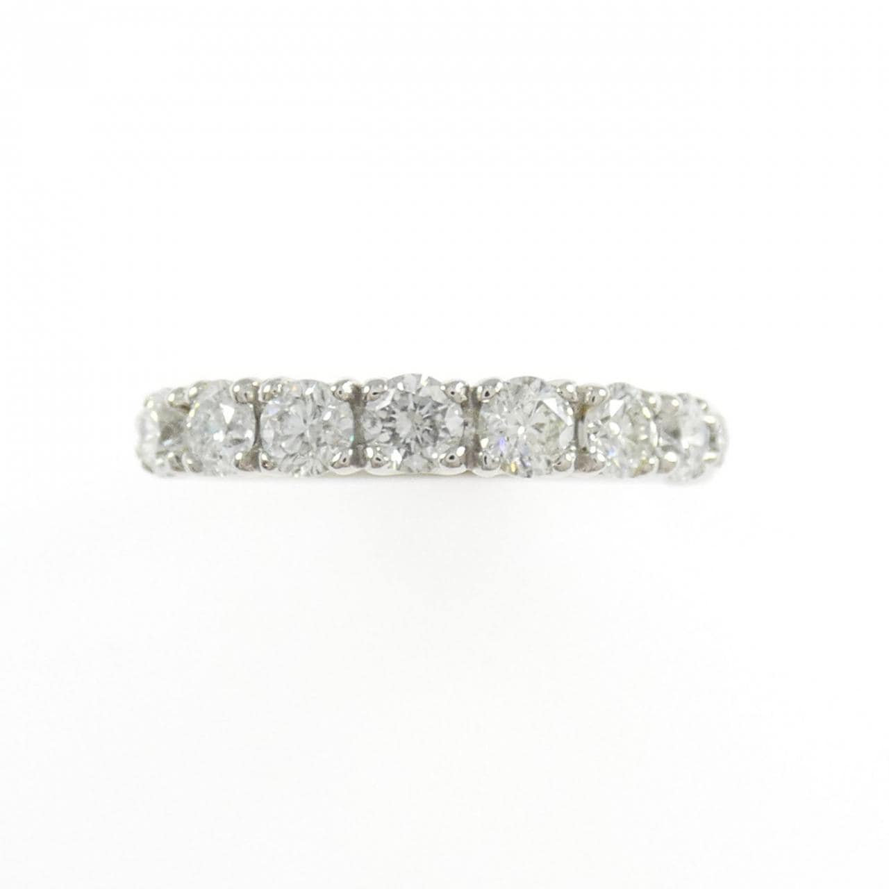 PT900 ハーフエタニティ ダイヤモンド リング 1.00CT