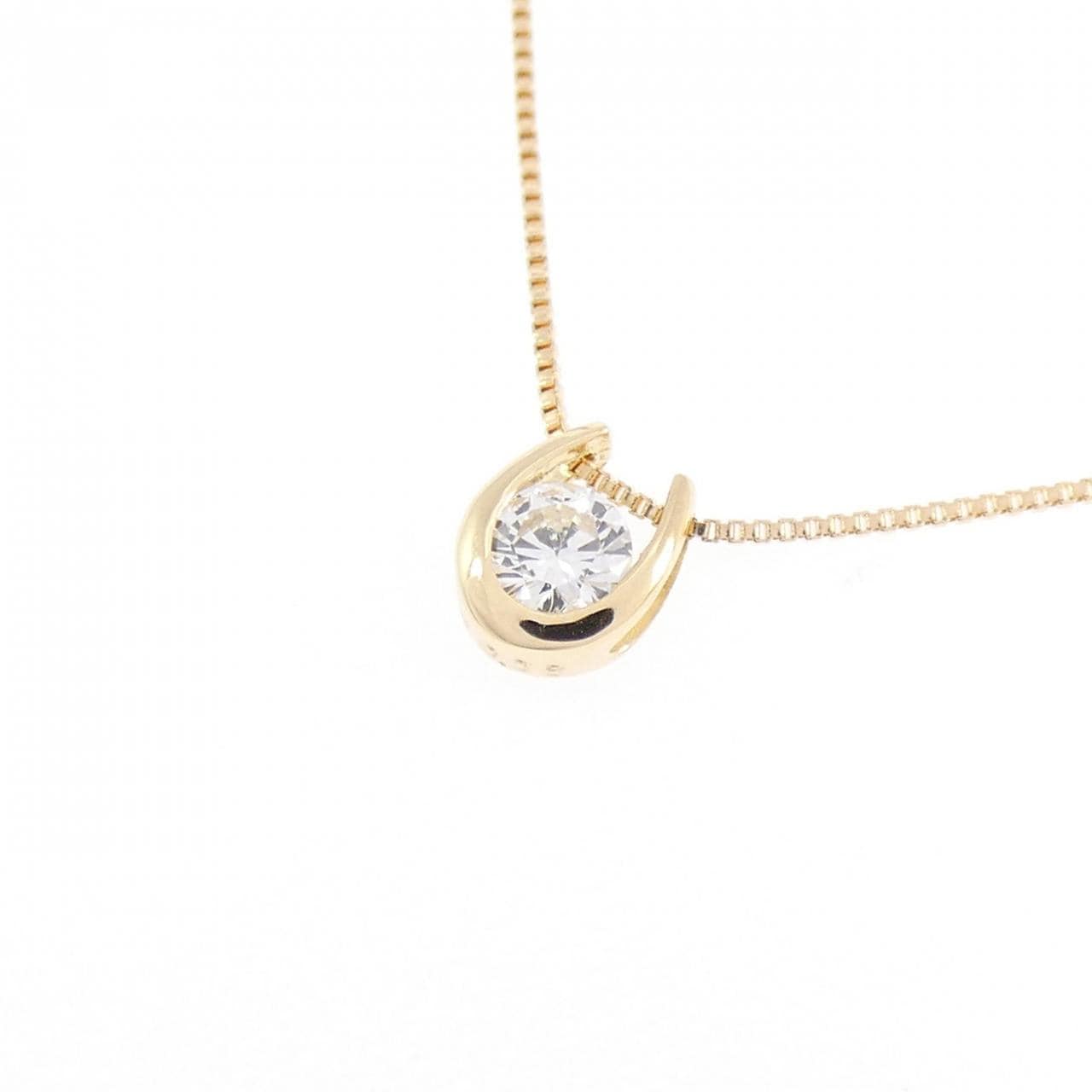 K18YG ダイヤモンド ネックレス 0.08CT