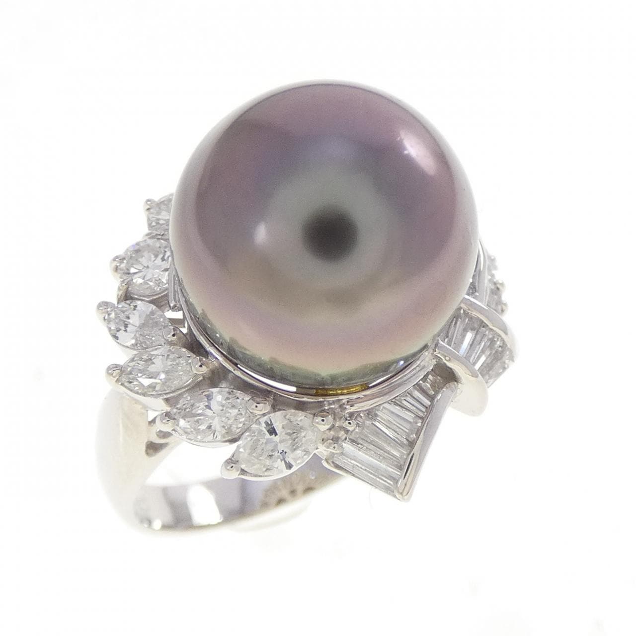 PT900 黒蝶パール リング 11.8mm