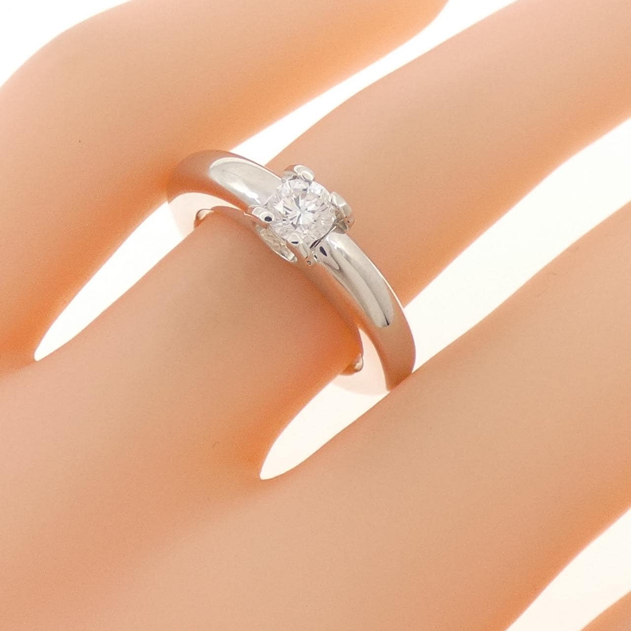 カルティエ Cセッティング リング 0.30CT