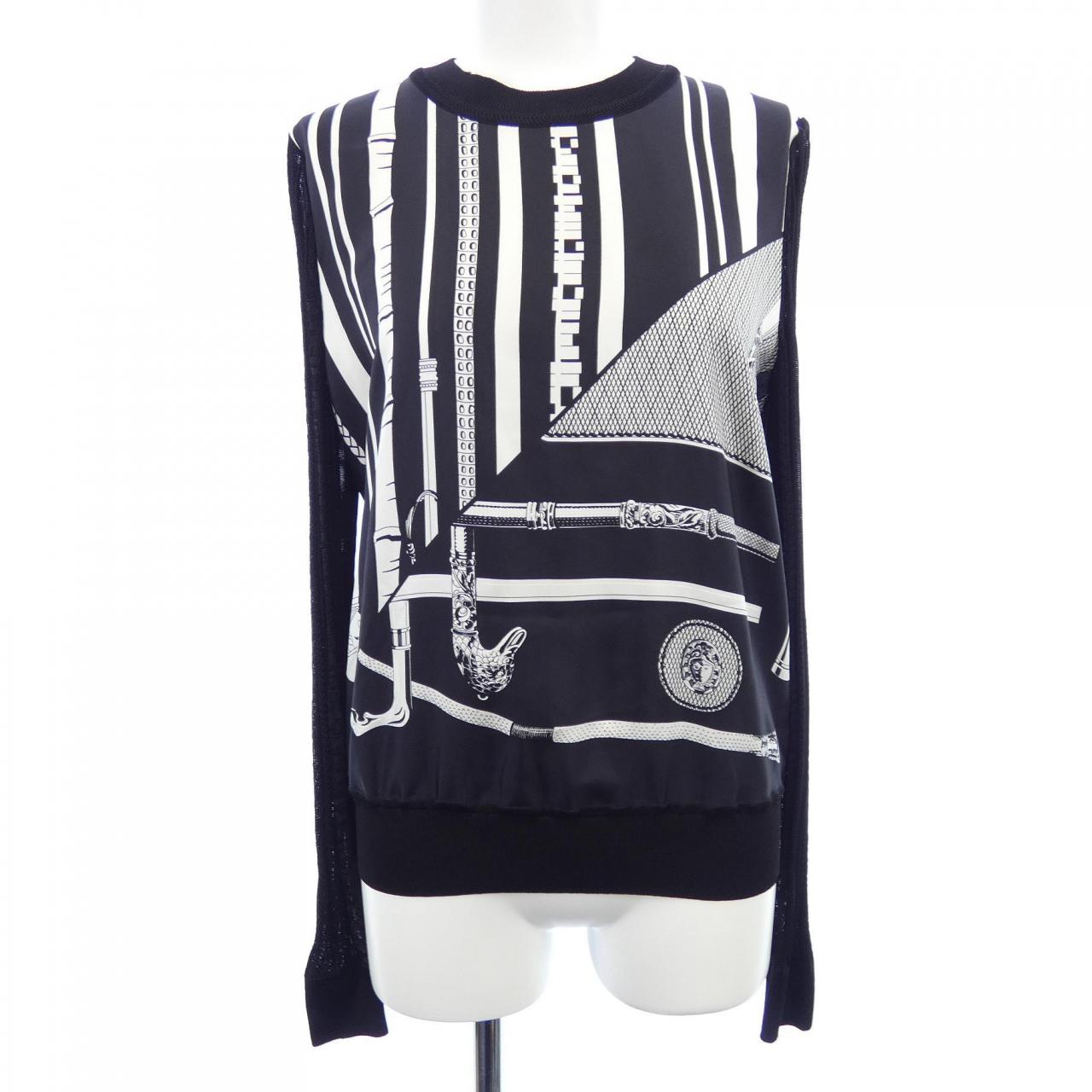 エルメス HERMES CANNES ET CANNES *17-7766 ツイルレーヌ ニット