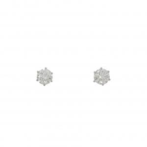 PT900 ダイヤモンド ピアス 0.247CT 0.241CT E IF 3EXT H＆C