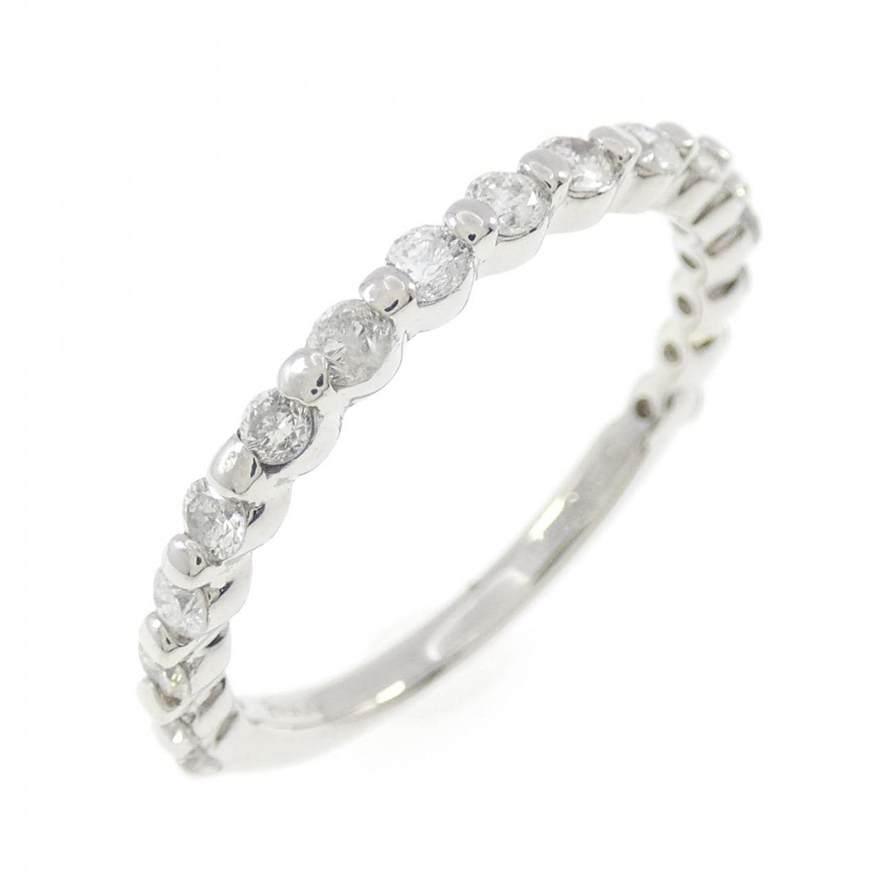 PT900 Half Eternity Diamond Ring 0.50CT