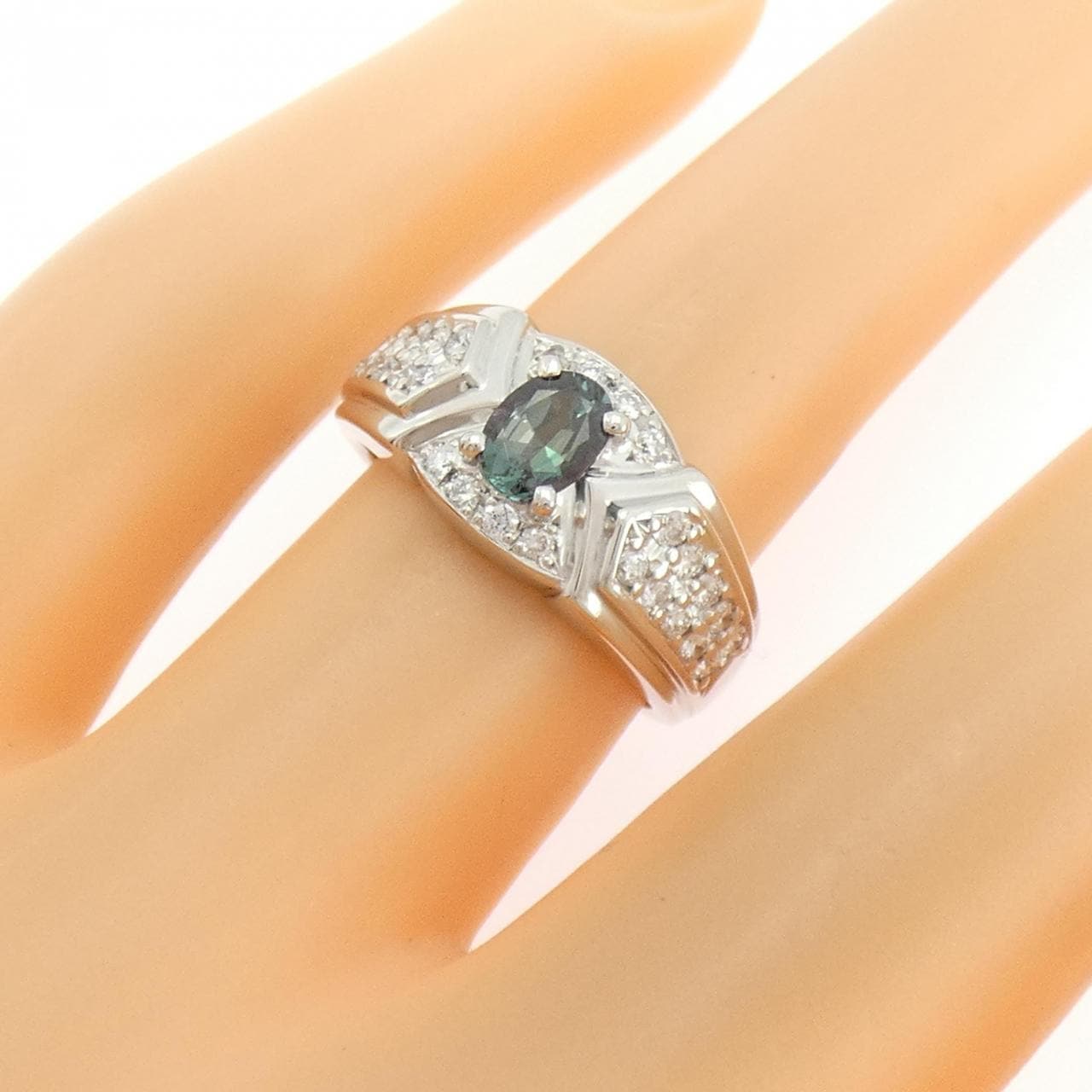 PT900 アレキサンドライト リング 0.33CT