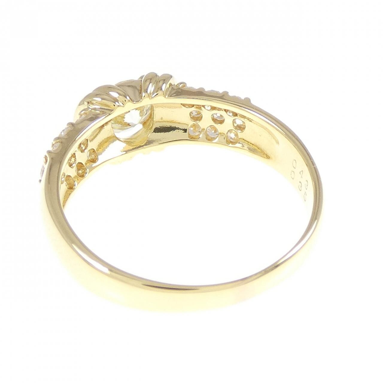 K18YG ダイヤモンド リング 0.43CT