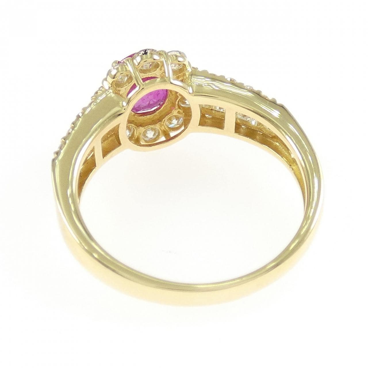 【新品】K18YG ルビー リング 1.112CT