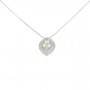 PT900/PT850 ダイヤモンド ネックレス 0.728CT