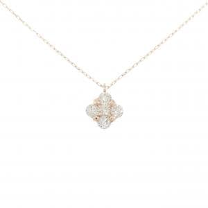 【新品】K10PG ダイヤモンド ネックレス 0.20CT