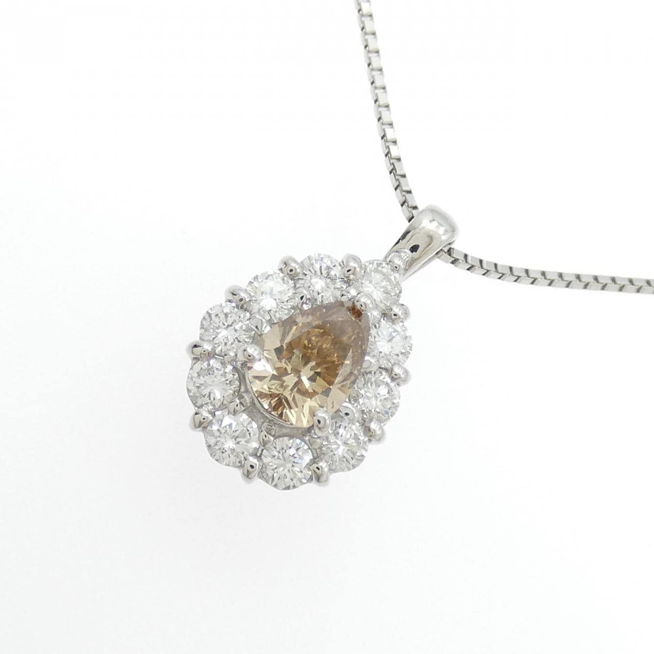 PT900/PT850 ダイヤモンド ネックレス 0.546CT