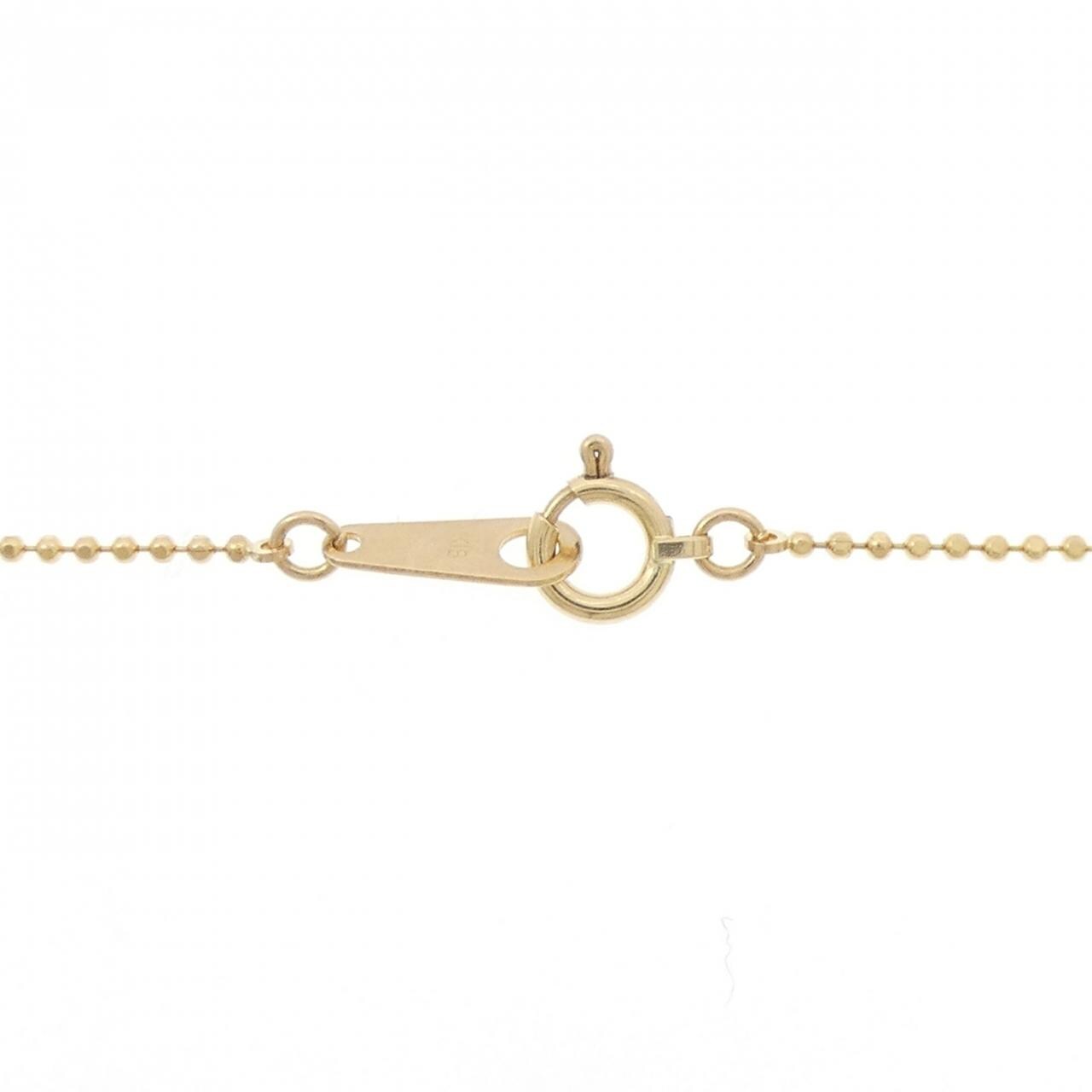K18YG cross Diamond necklace 1.00CT
