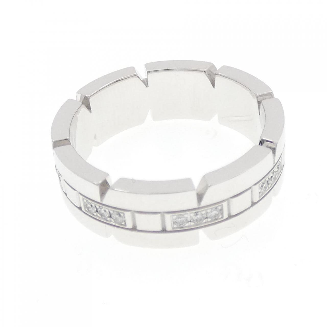 カルティエ タンクフランセーズ ハーフダイヤ リング