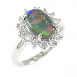 PT900 ブラックオパール リング 1.09CT