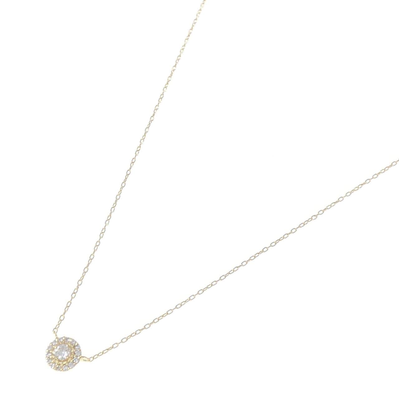 K18YG ダイヤモンド ネックレス 0.15CT