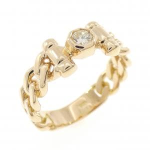 K18YG ダイヤモンド リング 0.11CT