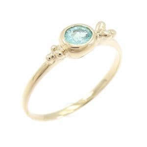 K14YG トルマリン リング