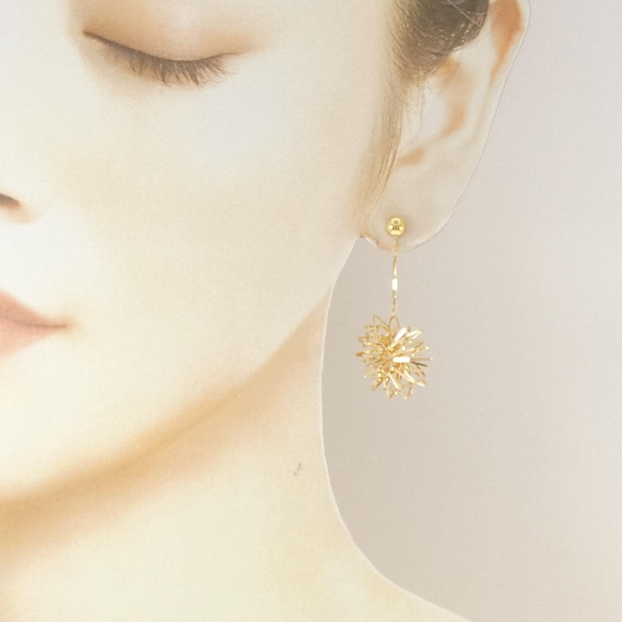 750YG/K18YG ピアス