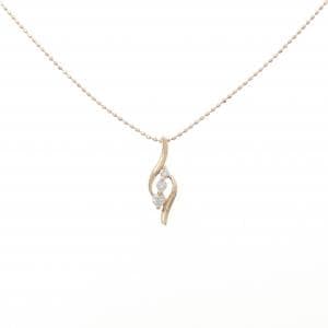 K10PG ダイヤモンド ネックレス 0.10CT