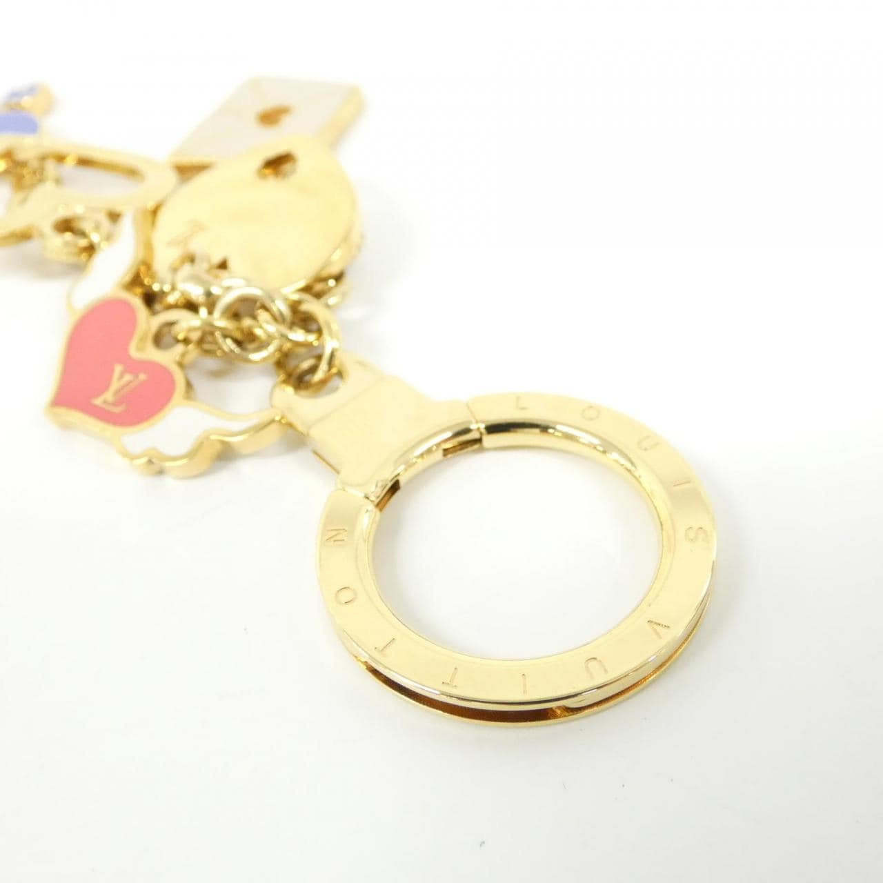 LOUIS VUITTON Porte Cle Messager M66264 Qeelin