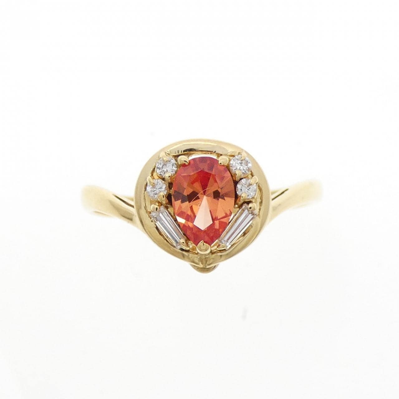 クレサンベール 合成サファイア リング 0.49CT