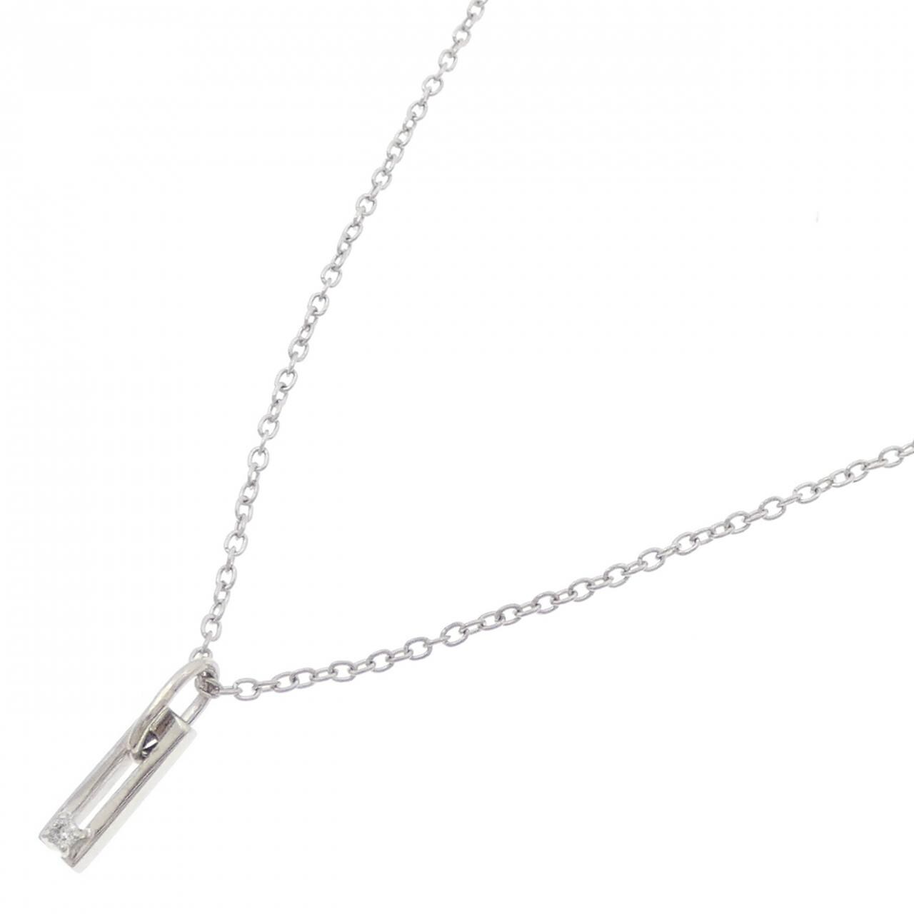 PT900/PT850 ダイヤモンド ネックレス 0.01CT