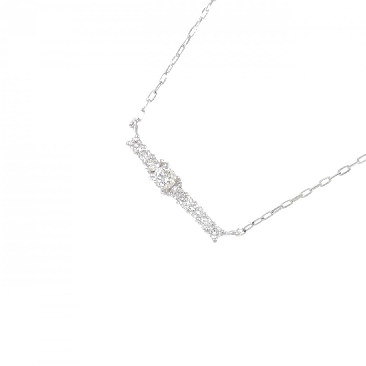 [BRAND NEW] PT Diamond Necklace 0.10CT