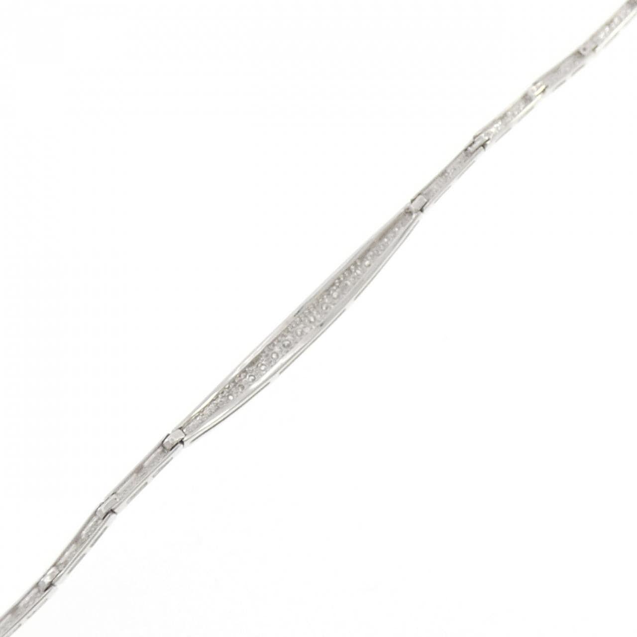 K18WG ダイヤモンド ブレスレット 0.20CT