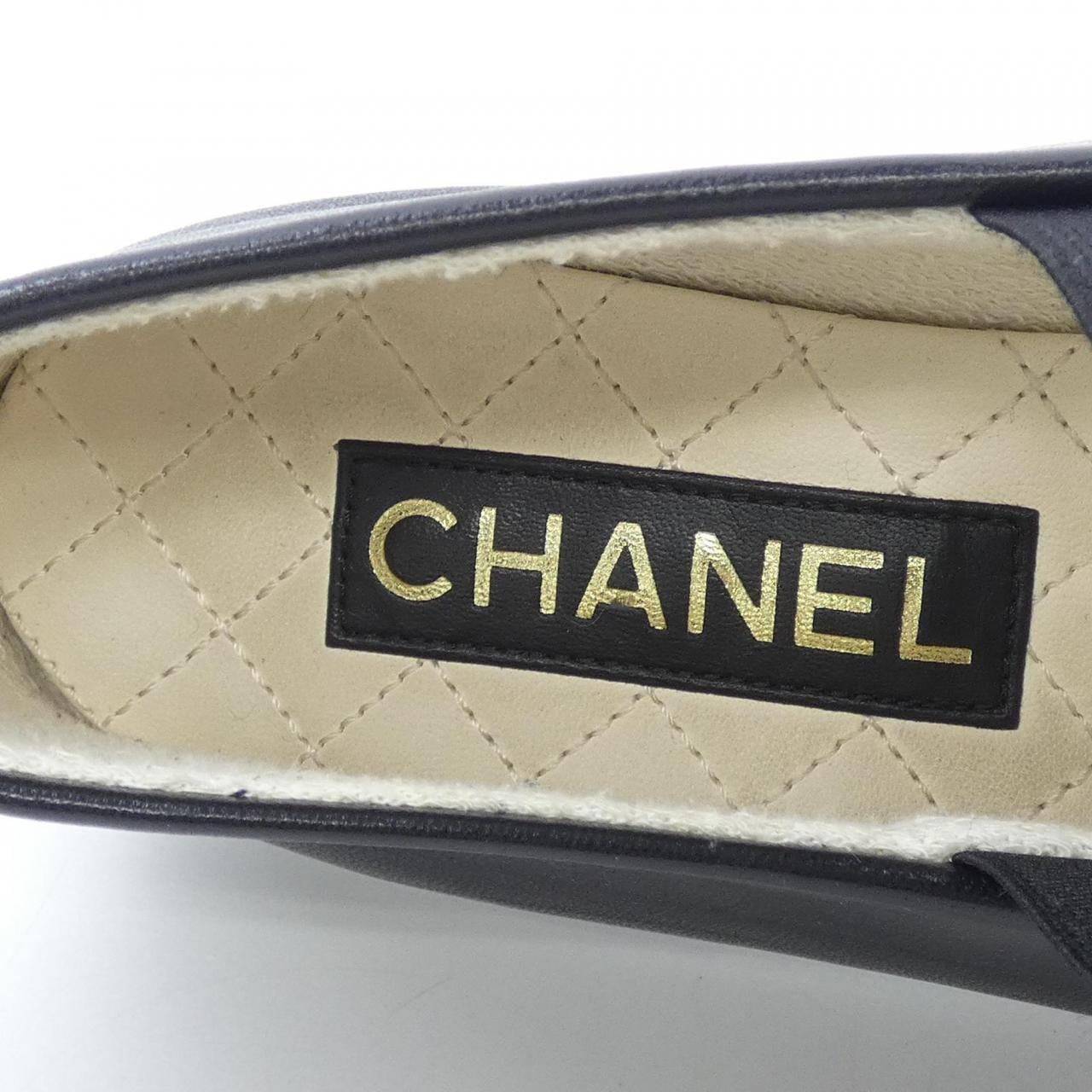 シャネル CHANEL メリージェーン G46200B19003 フラットシューズ