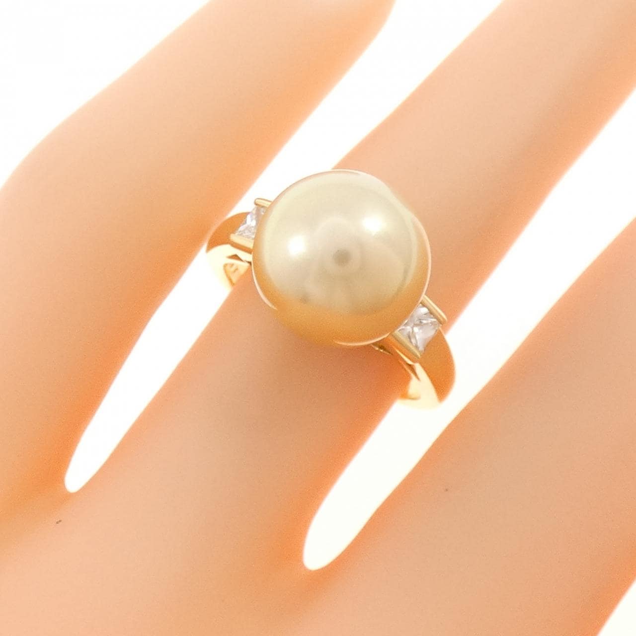 ミキモト 白蝶パール リング 10.7mm