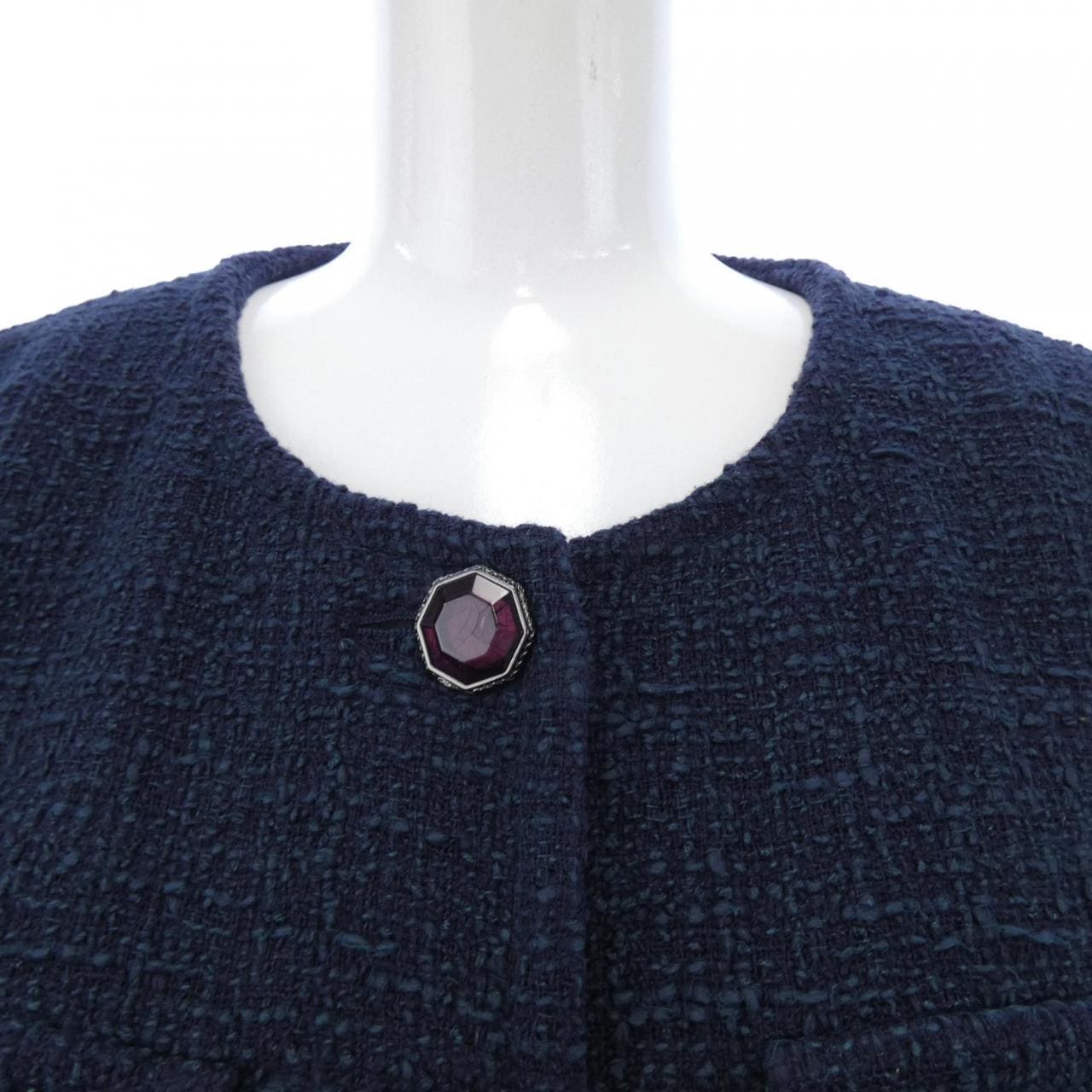 シャネル CHANEL ノーカラージャケット