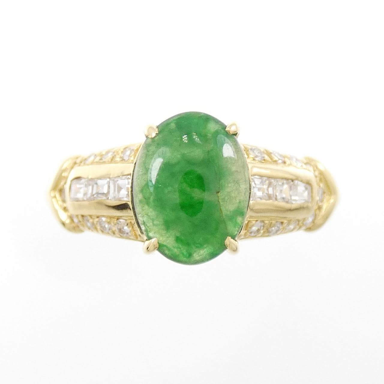K18YG翡翠1.15CT