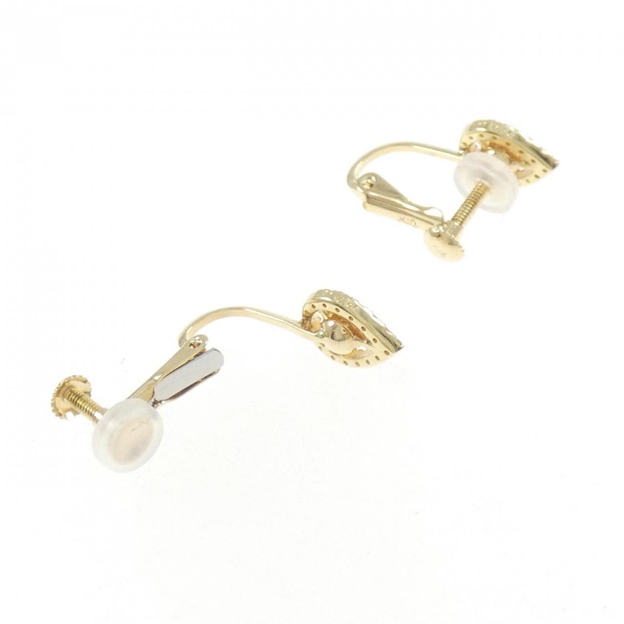 K18YG钻石耳夹0.30CT