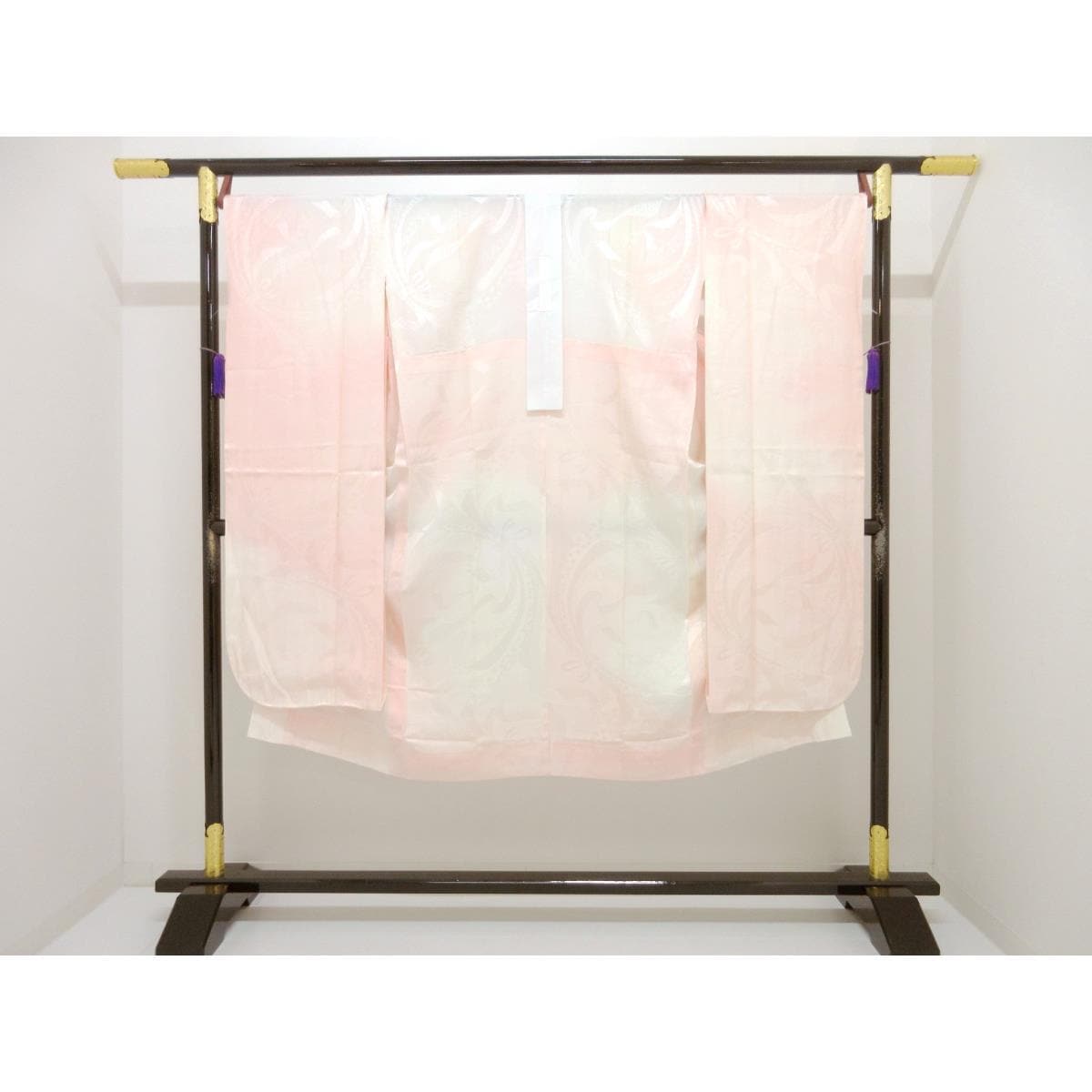 長襦袢　振袖　ボカシ染