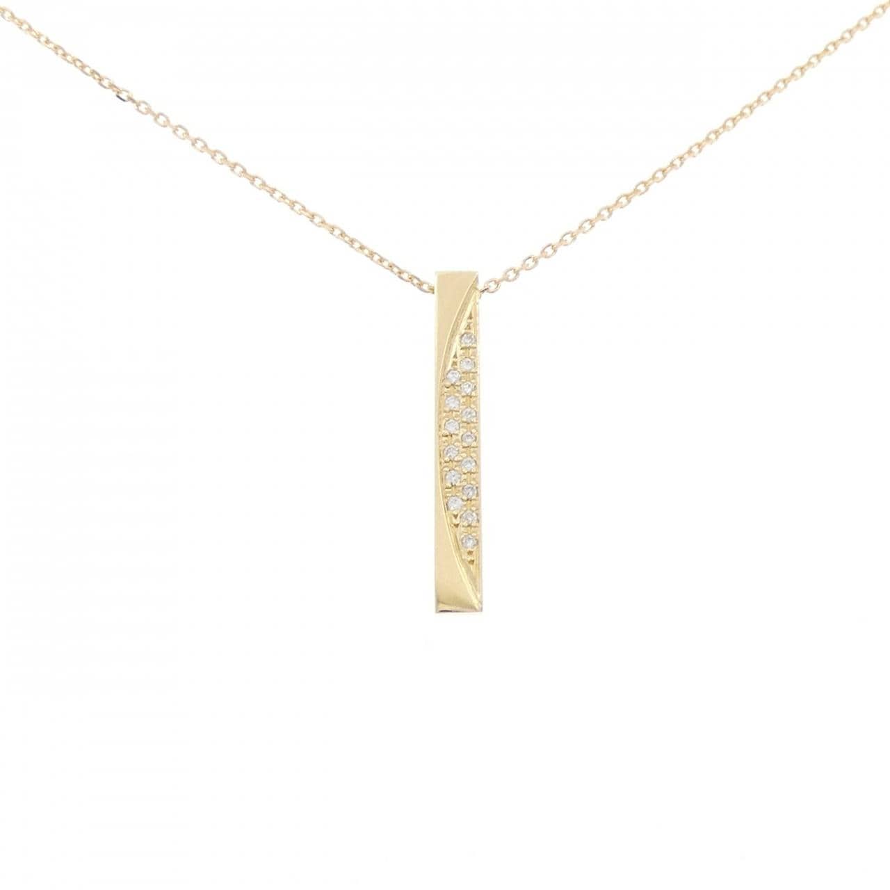K18YG ダイヤモンド ネックレス 0.10CT