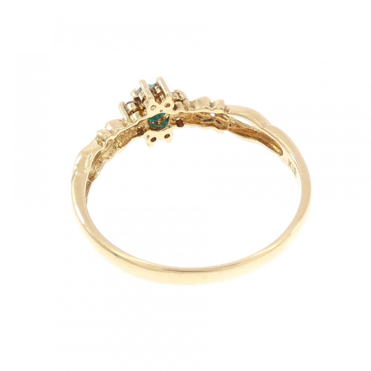 K18YG ターコイズ リング