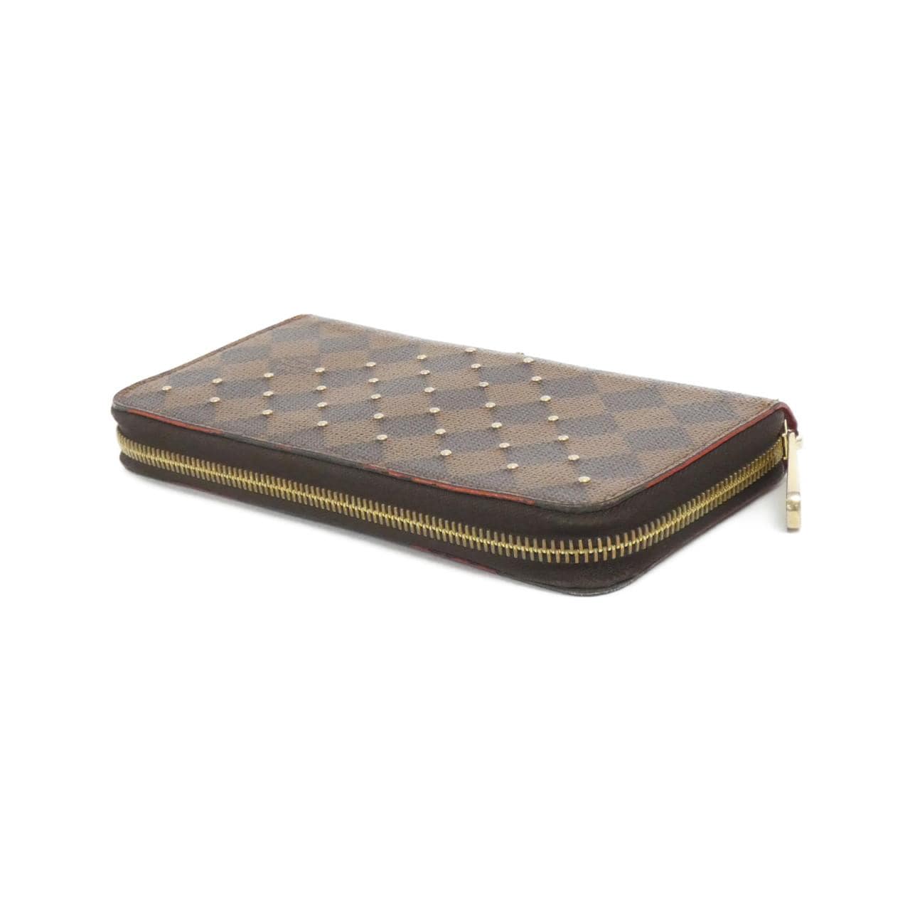 LOUIS VUITTON Damier (Studs) Zippy Wallet N60122 Wallet