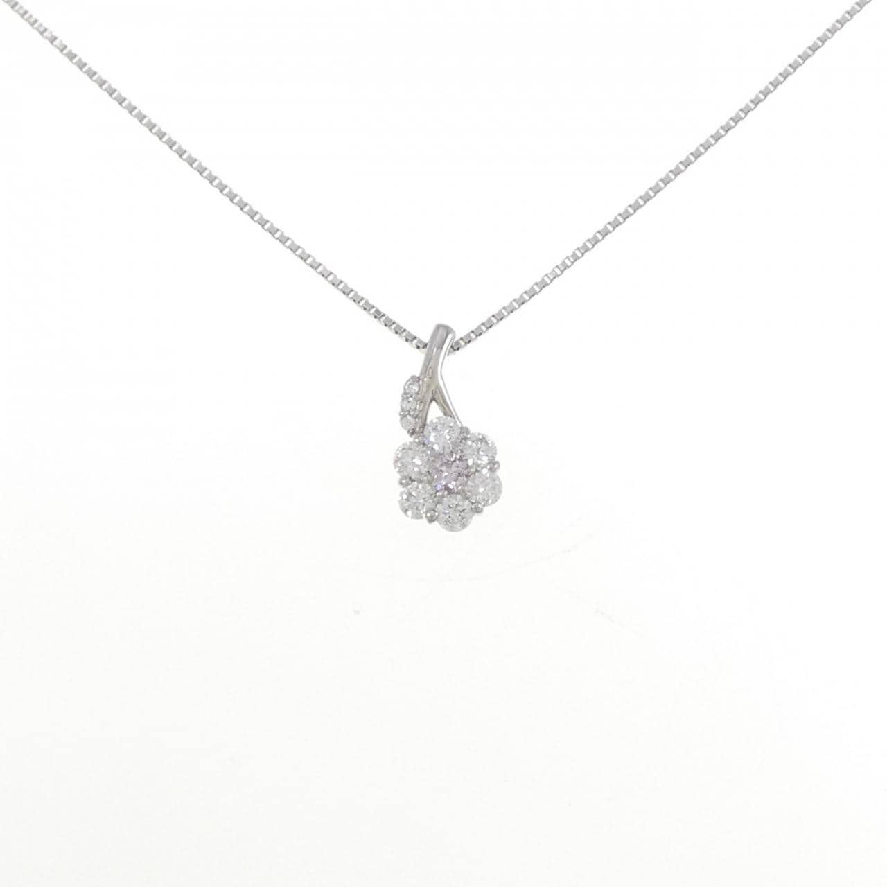 PT 花形钻石项链 0.067CT FLPP I2