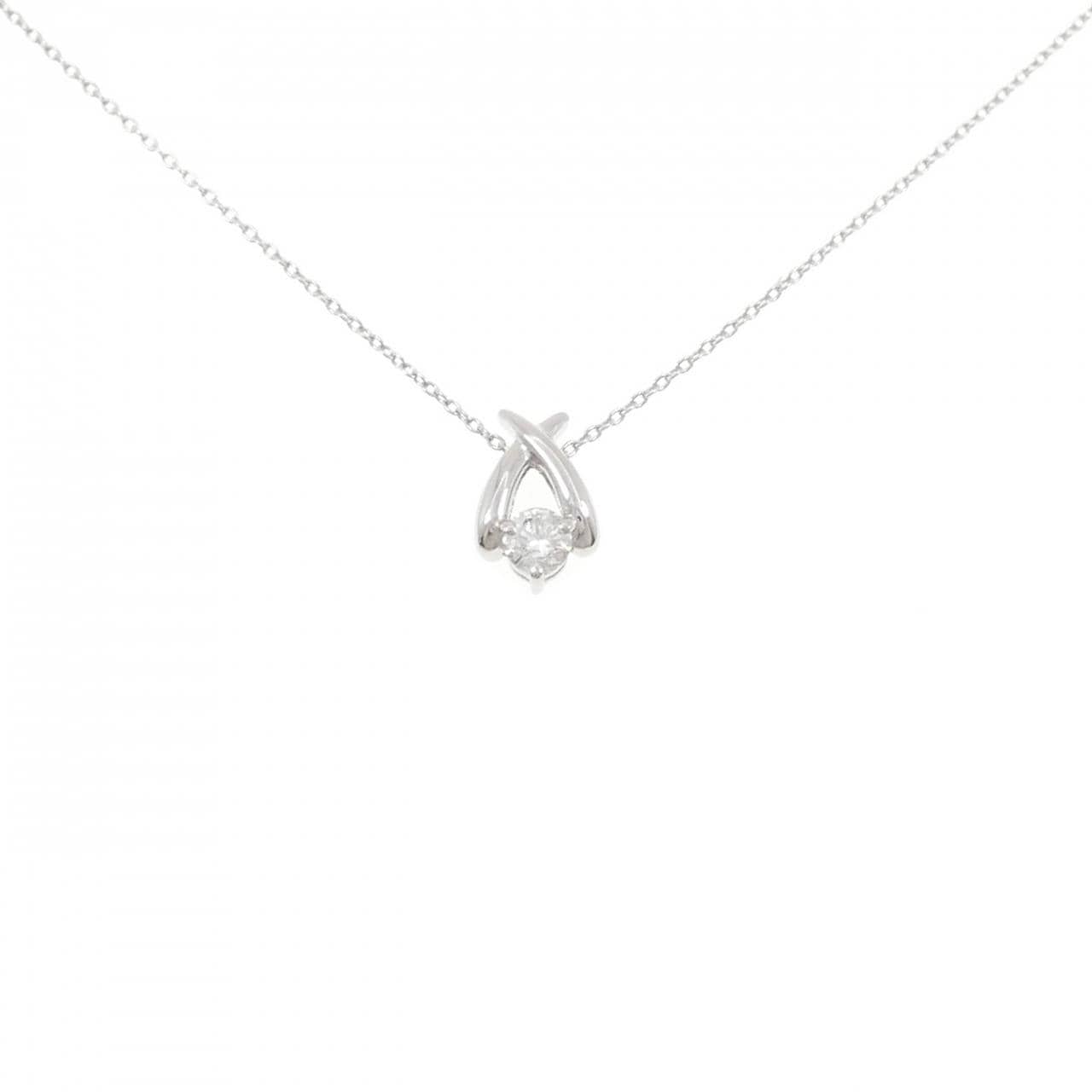 PT900/PT850 ダイヤモンド ネックレス 0.20CT