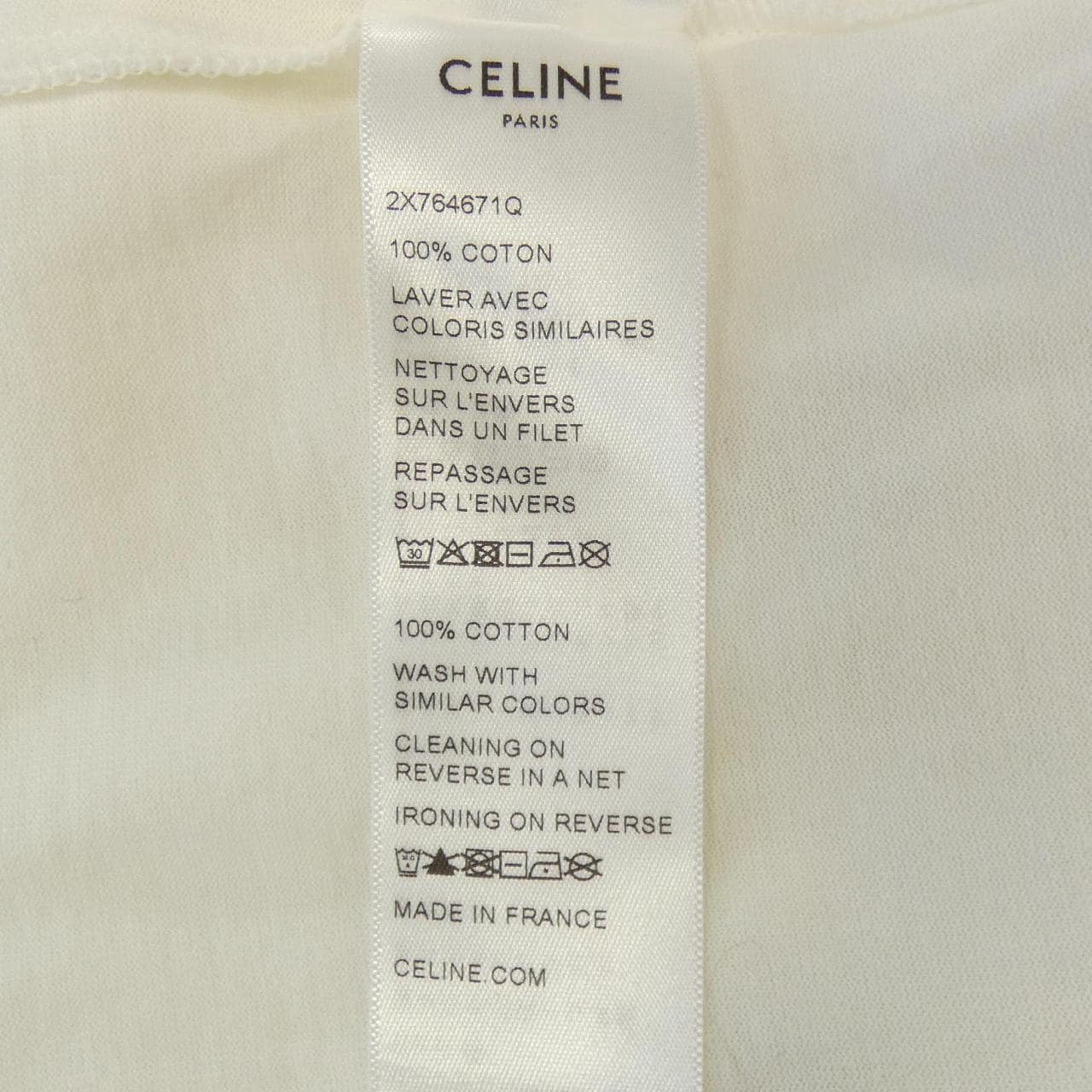 セリーヌ CELINE CELINEプリント ルーズTシャツ 2X764671Q Tシャツ