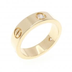 カルティエ ラブ ハーフダイヤ リング