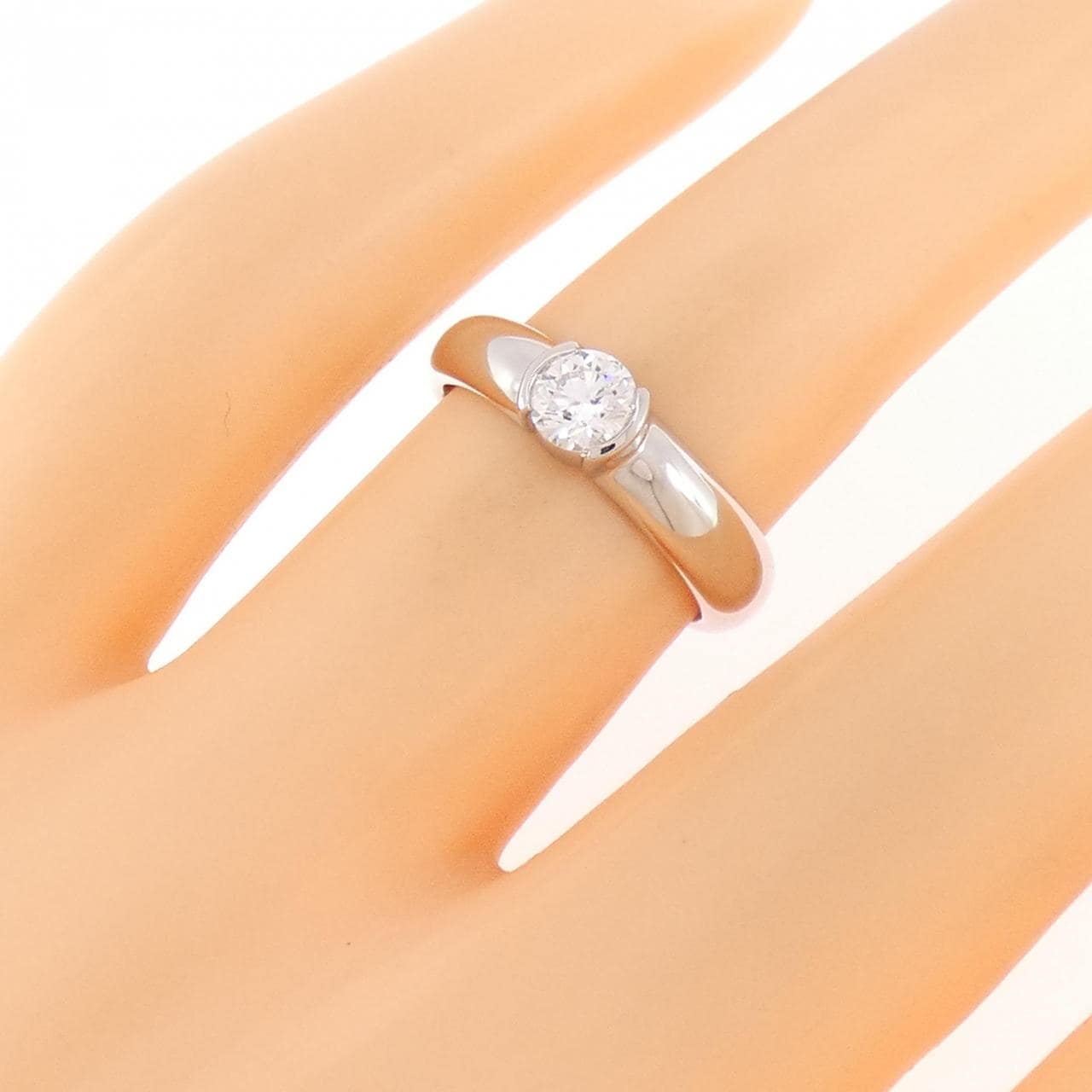 ティファニー ドッツ リング 0.33CT F VS1