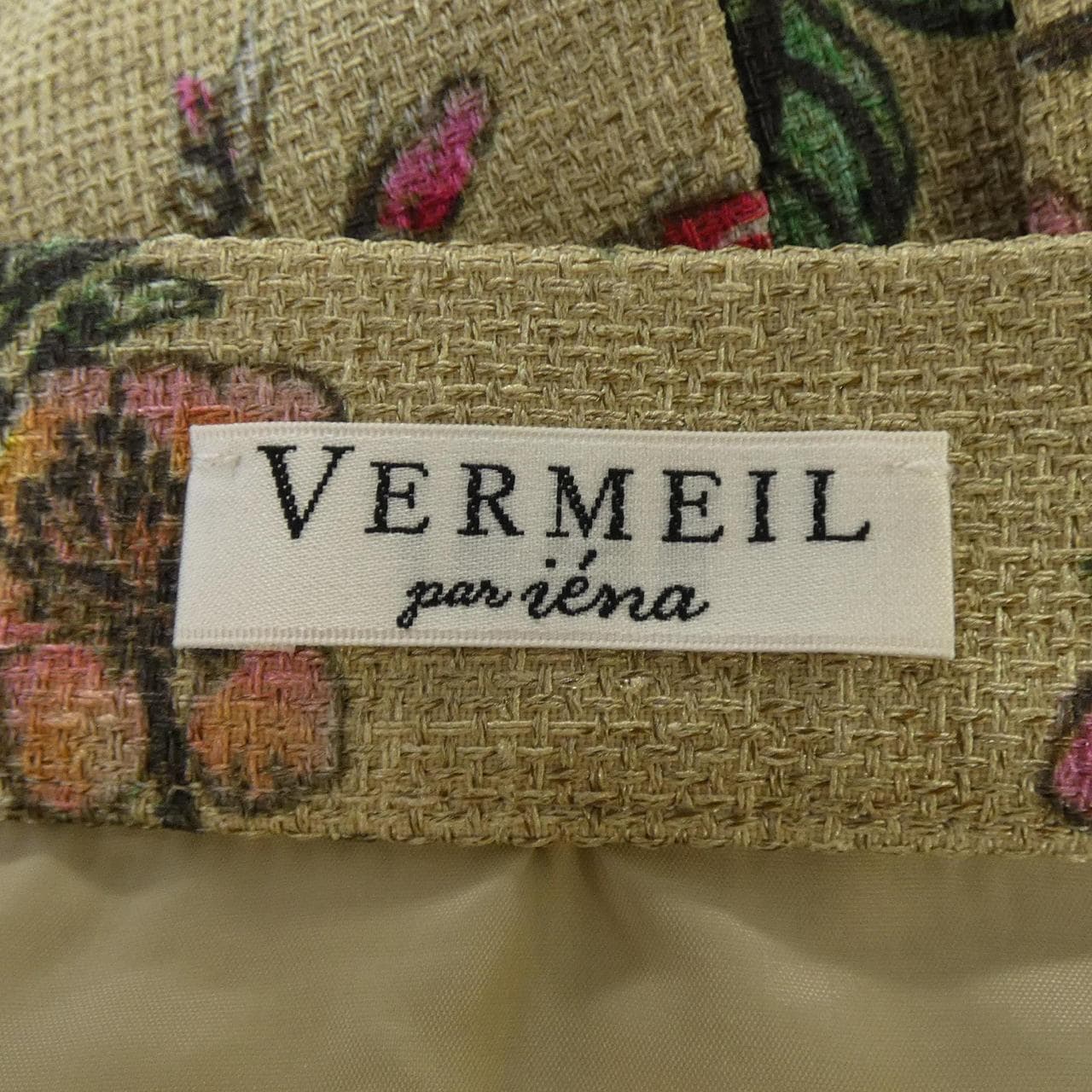ヴェルメイユパーイエナ VERMEIL par iena スカート