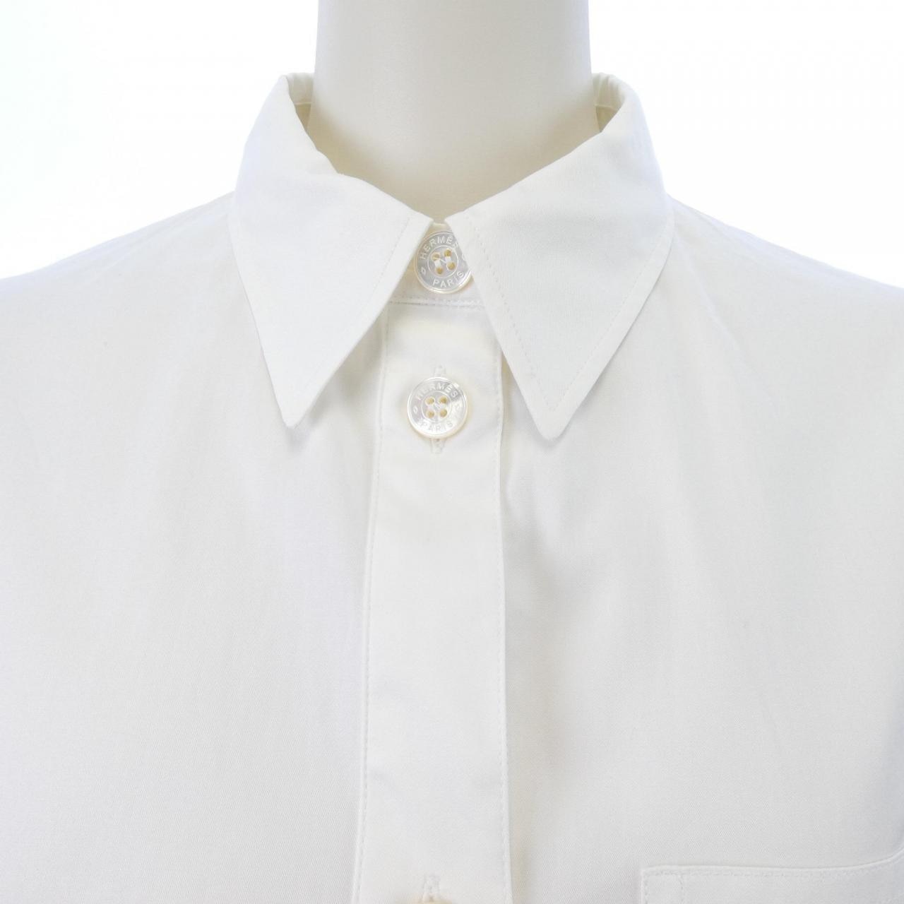 エルメス HERMES DRESS SHIRT INSPIRATION 4E0546DV ワンピース