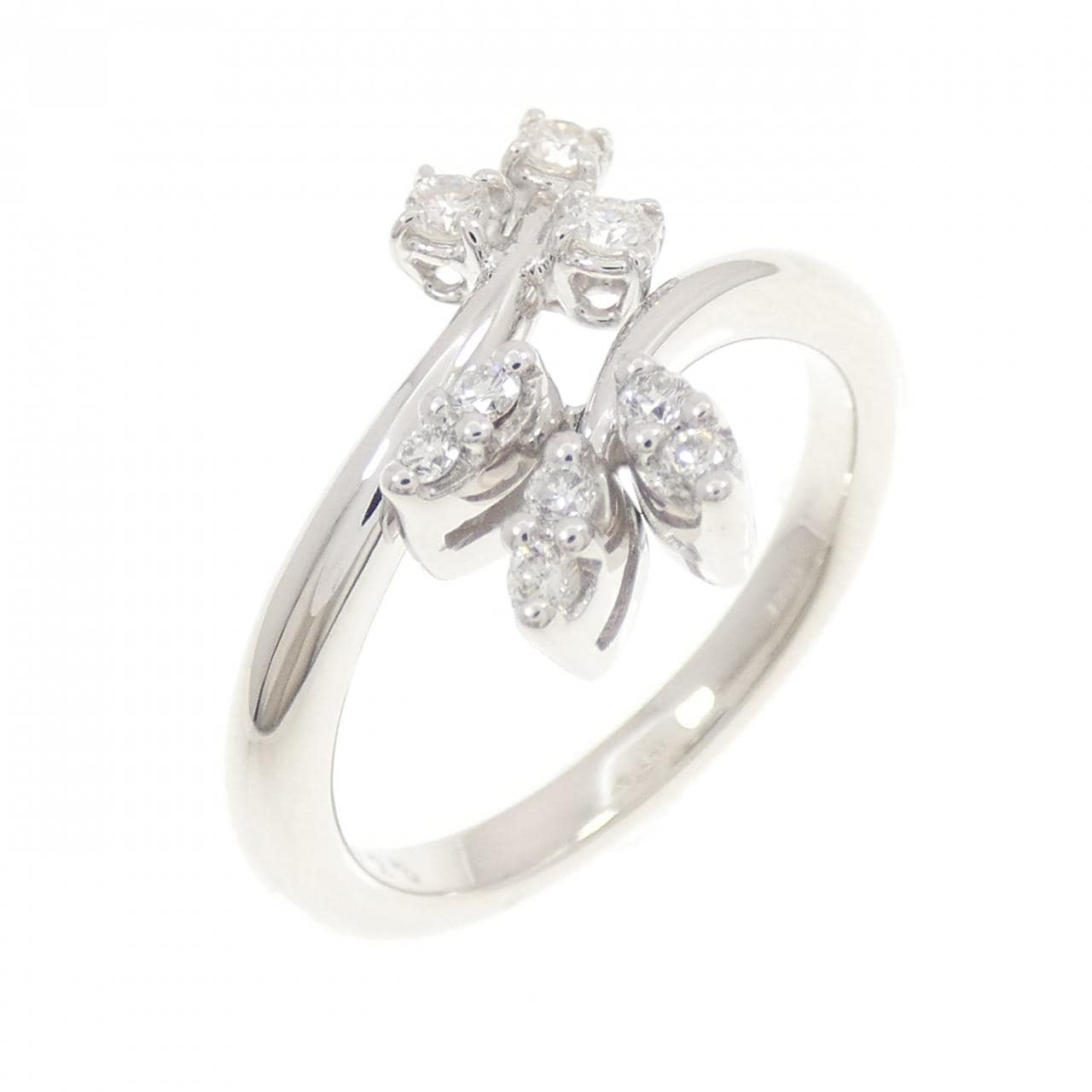 750WG ダイヤモンド リング 0.25CT