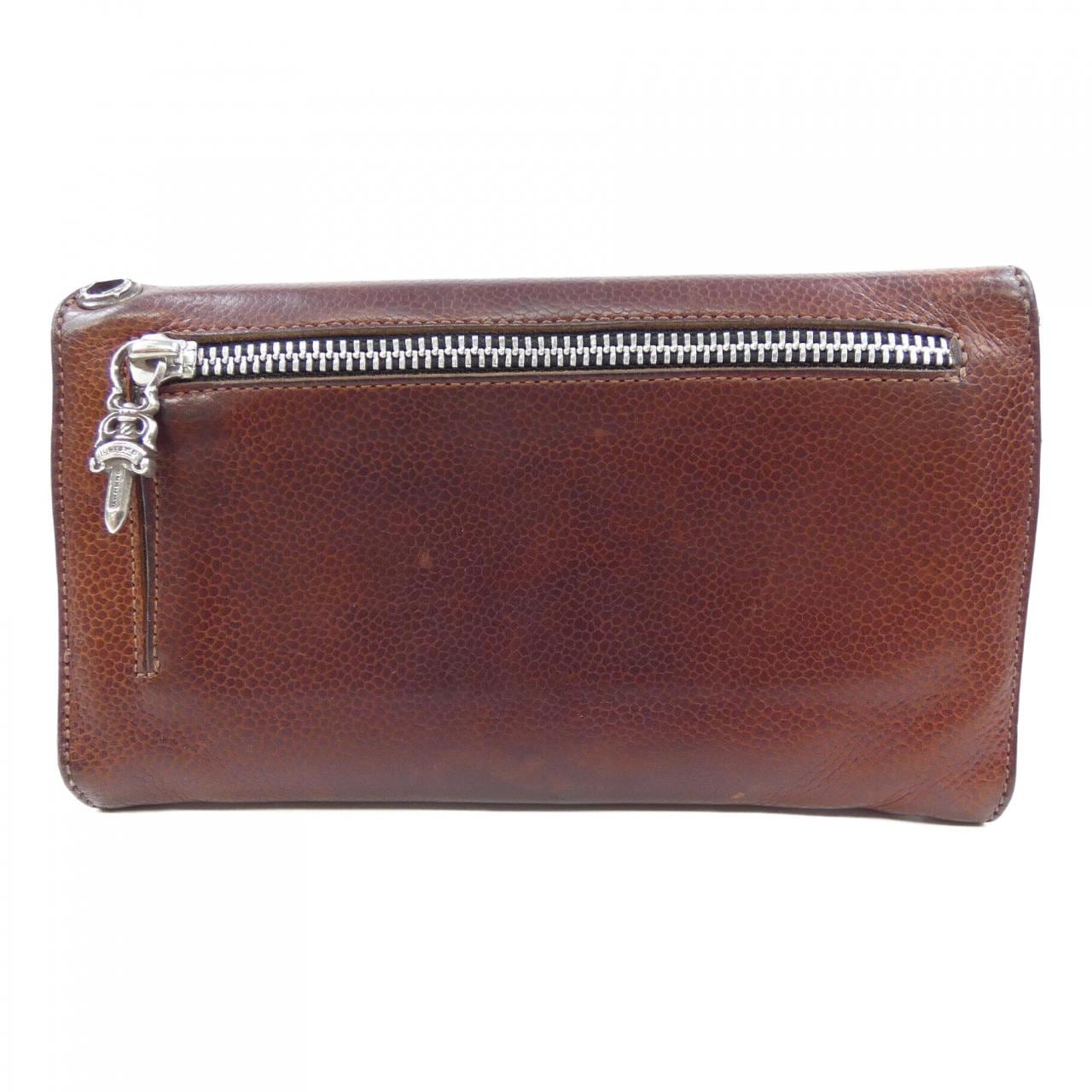 クロムハーツ CHROME HEARTS WAVE　CROS　BTN WALLET