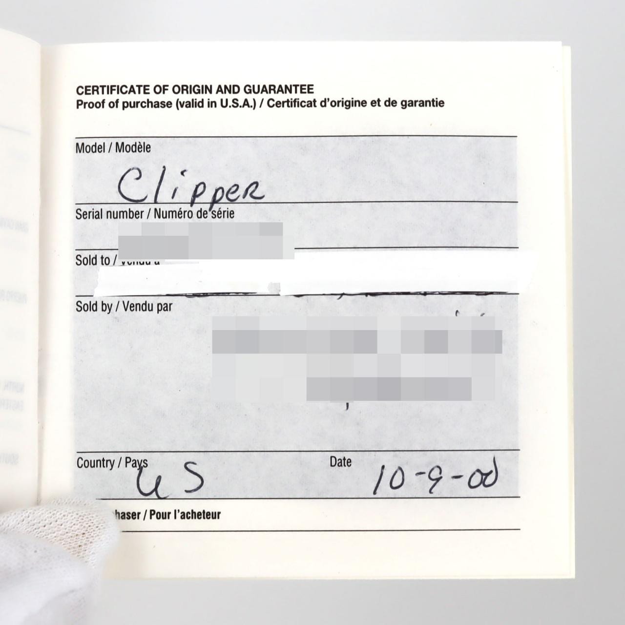 エルメス クリッパー CL4.210 SS クォーツ